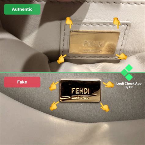 fendi peekaboo monster bag replica|how to check fendi peekaboo.